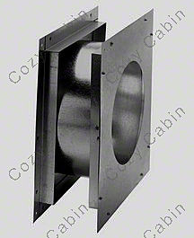 Galvanized Small Wall Thimble with 4 Inches x 6-5/8 Inches Inner Diameter