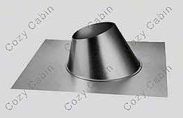 4 Inches x 6-5/8 Inches Inner Diameter 0/12 - 6/12 Pitch Dead Soft Aluminum Flashing