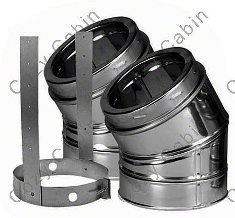 Stainless Steel 30 Degree Elbow Kit