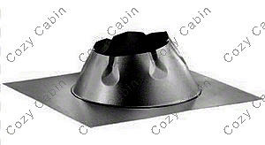 Galvalume Tall Cone Ventilated Flat Roof Flashing