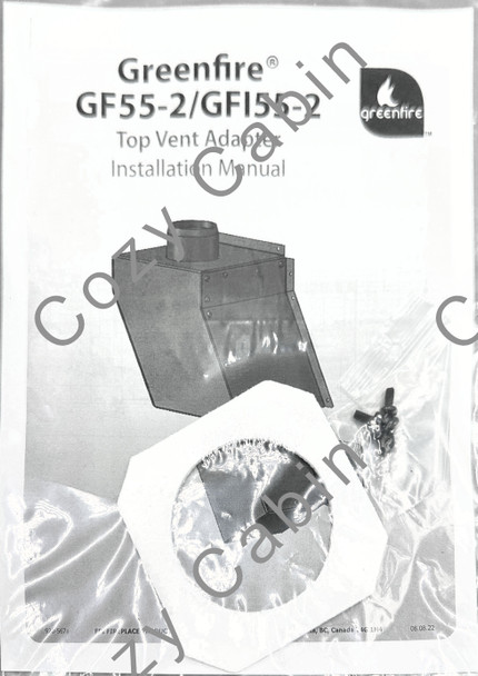 top vent adapter instructions and gasket