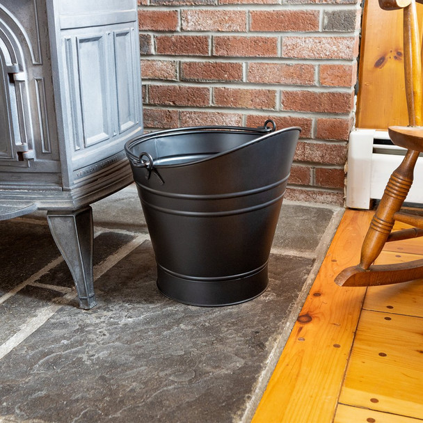 bucket on hearth