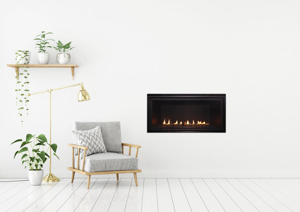 Linear gas Fireplace