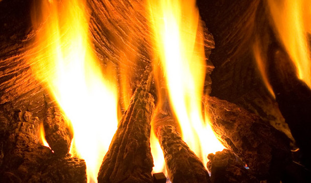 log set burning