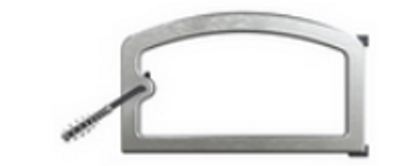 Arch Brushed Nickel Plated Faceplate