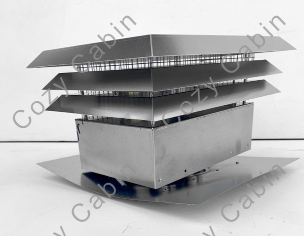 Vertical Vent Cap & Flashing for Co-Linear A