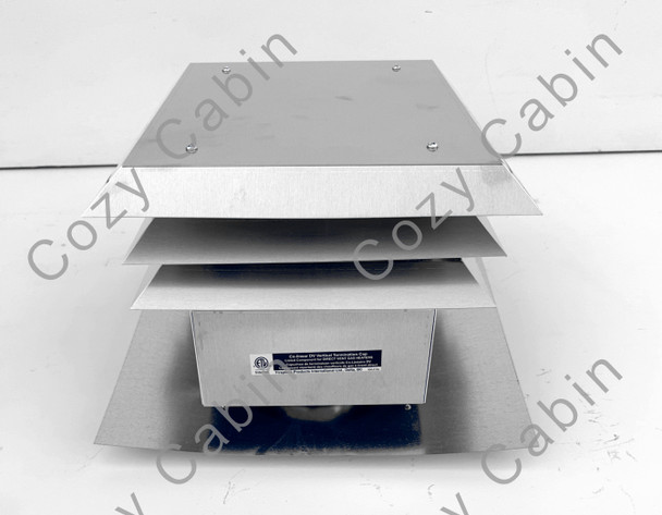 Vertical Vent Cap & Flashing for Co-Linear E