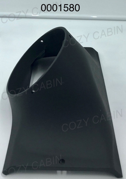 side view of flue collar