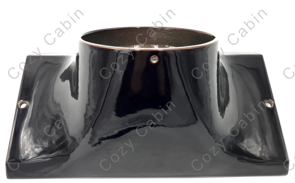 back angle of flue collar