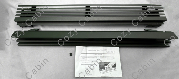 louvers with hardware and instructions