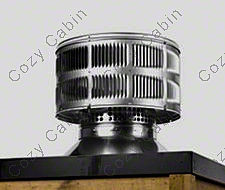 termination cap with storm collar
