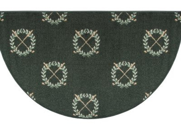 green rug