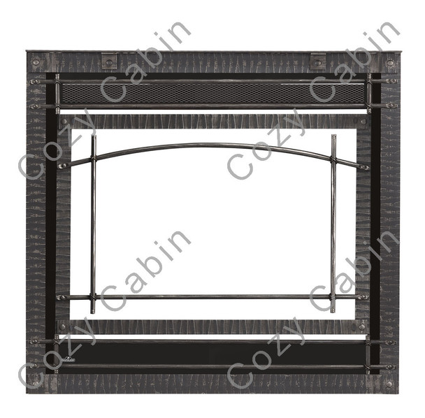 BX36 Scalloped Wrought Iron Decorative Surround