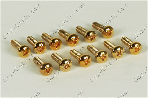 Face Screw, Gold, 1" [12]