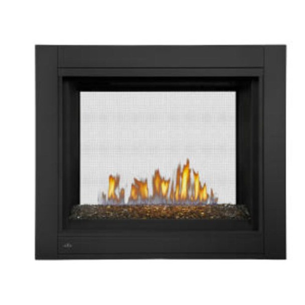 Ascent gas fireplace