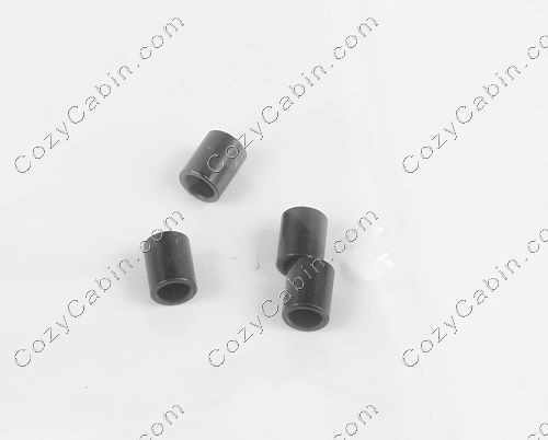 Spacer, 1/4 dia. x .312 - Black
