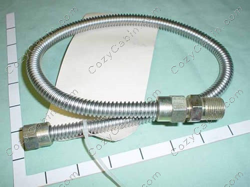 Flex Pipe, 3/8"od x 24" Black