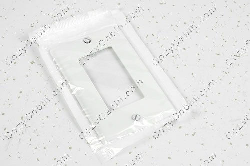 Wall Plate, White [Rocker Switch]