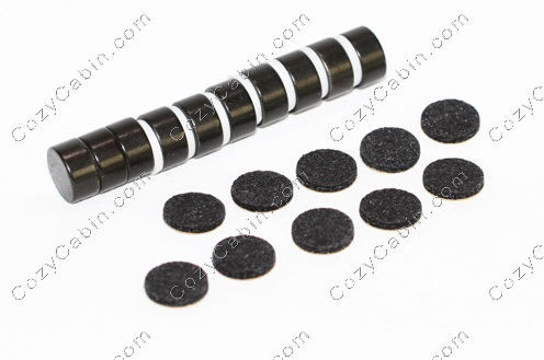 Magnet, 1/2" Super NEODYM Black