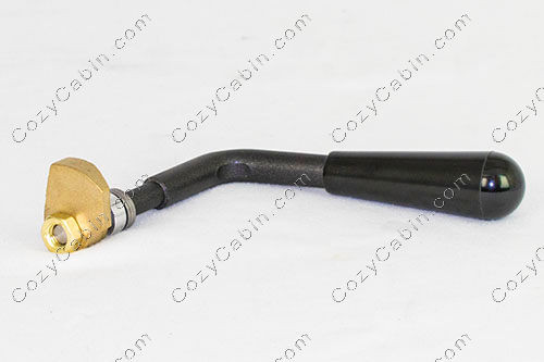 Handle Assembly, Black Phenolic Ash-Drawer