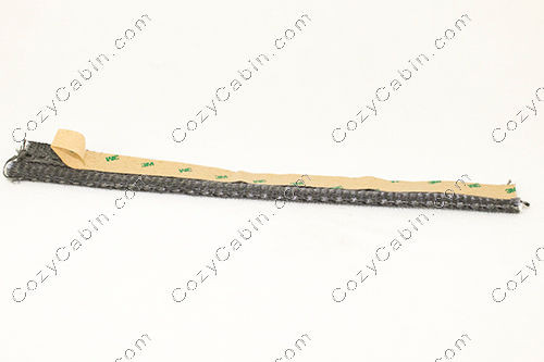 Gasket, Glass -Tadpole [50ft] Black