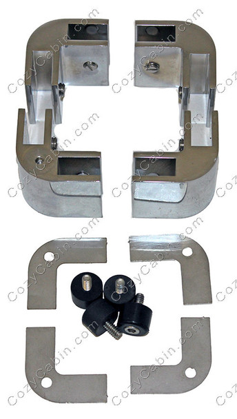Glass Connector, Corner [4 per package]