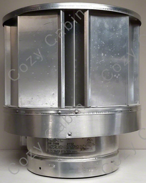High Wind Vertical Termination Cap with Storm Collar