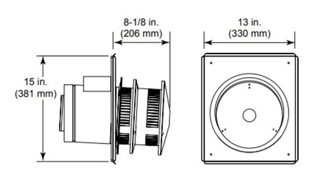 Horizontal High Rise Termination Cap