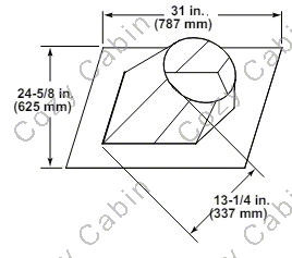 Roof Flashing for 7/12 to 12/12 Roof Pitch