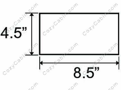 Brick-Cut, 8-1/2 x 4-1/2