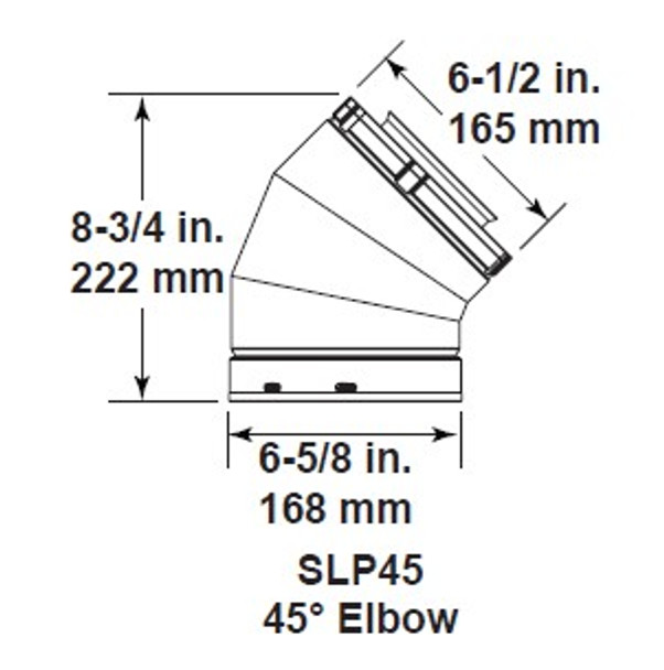 elbow dimensions