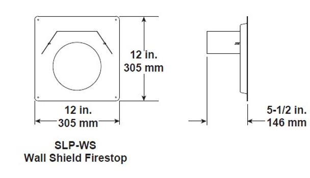 firestop dimensions