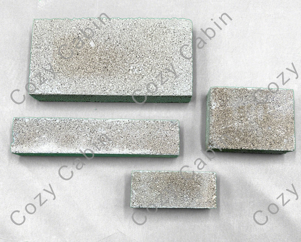 one of each size of brick