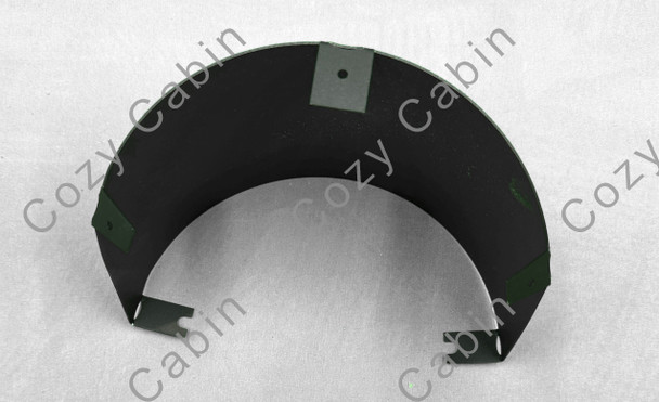 top view of heat shield