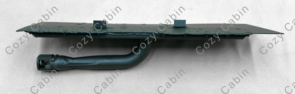 side view of burner