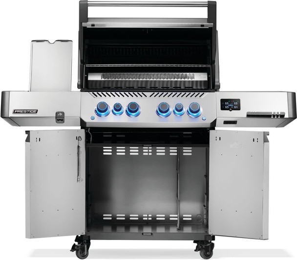 grill open to see inside