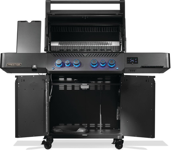 grill open to see inside