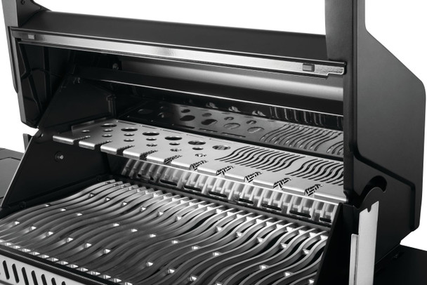 top lid of grill open