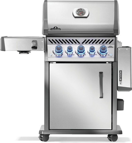 grill with side down