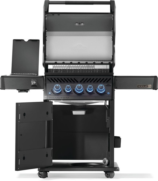 grill open to see inside