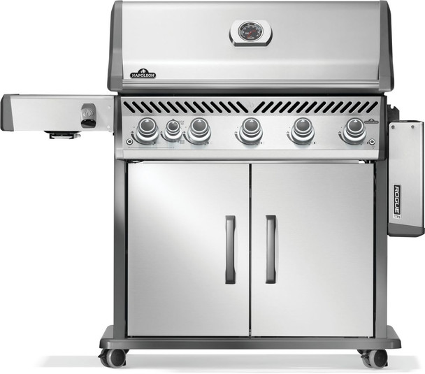 grill with one side down