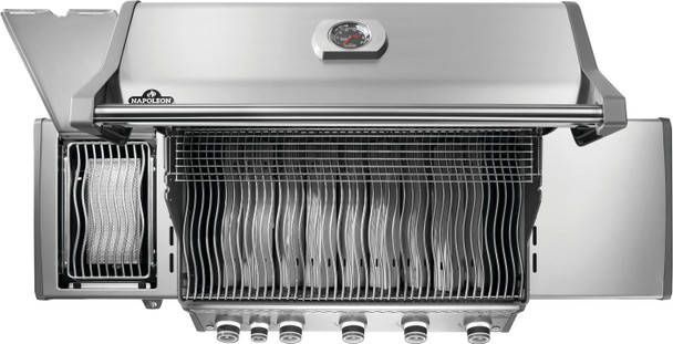 top view of grill