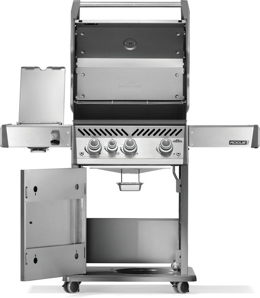 grill open to see inside