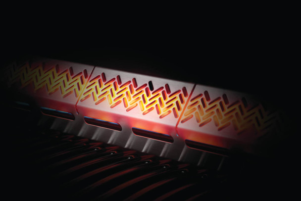 rear infrared burner