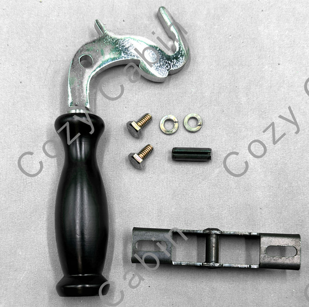 Door handle with catch B