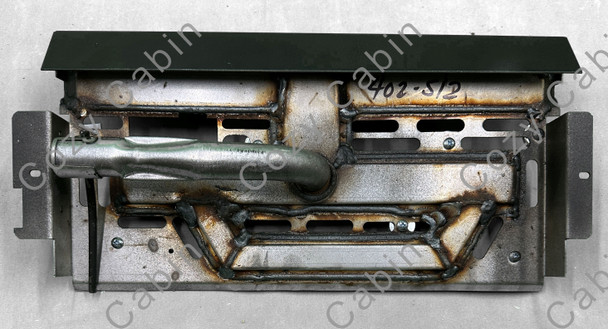 bottom of burner