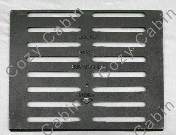 bottom of grate