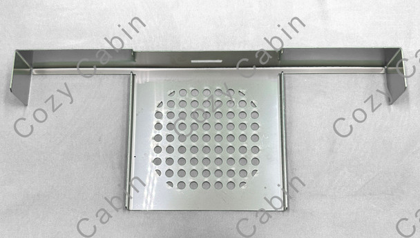 flip side of flame shield & vertical baffle