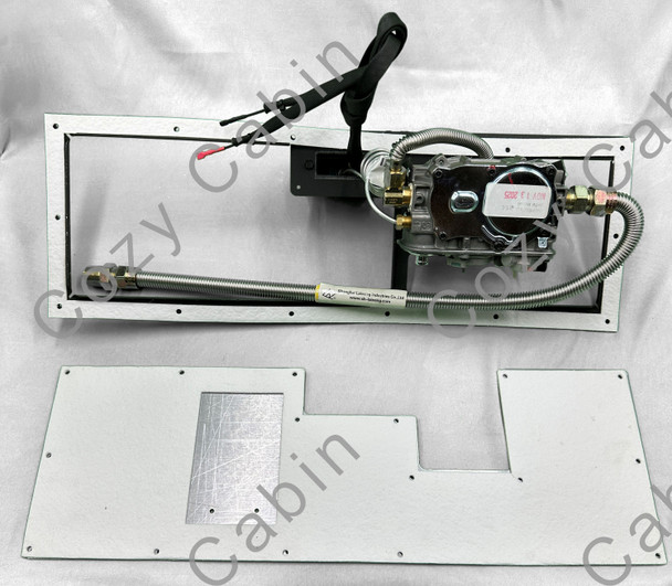 gas valve with stepper motor and gasket b