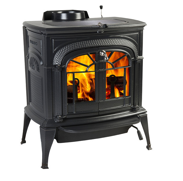 Twilight Intrepid wood stove with traditional doors